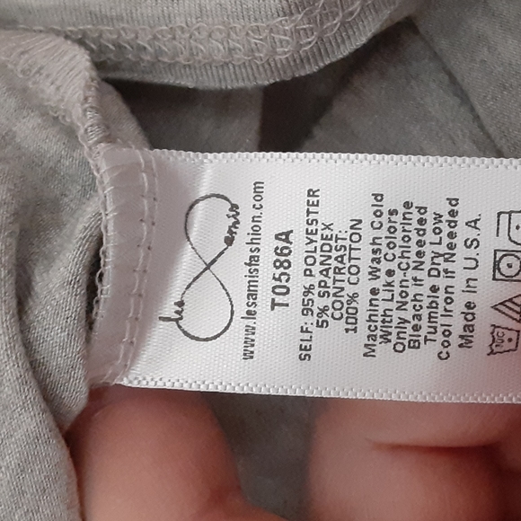 Les Amis Stripes Floral Embellishments Blouse - Picture 6 of 7